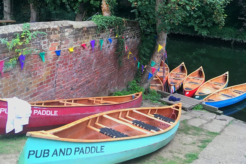 Pub and Paddle in Norwich