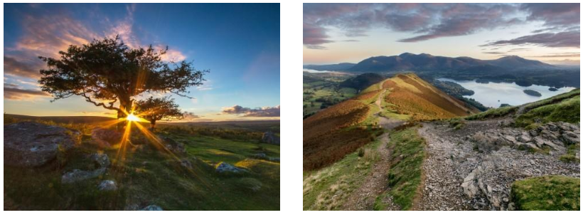  Sunset at Dartmoor National Park | Catbells in the Lake District