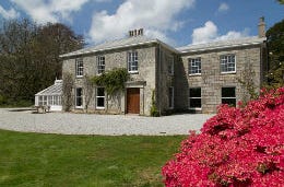Burncoose House in mid Cornwall