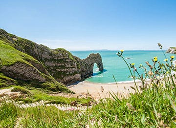 A beautiful bay on the Dorset coast