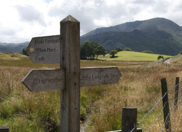 Footpaths from Elterwater are well signposted so you can explore the valley